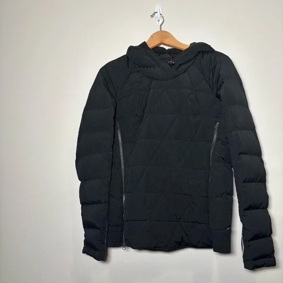 Lululemon Fluffed Up Goose Down Pullover Black Size 6 - Picture 4 of 15